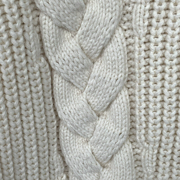 Haven Well Within Cable Knit Sweater Womens Extra Large XL Cream Chunky Winter - Picture 3 of 10